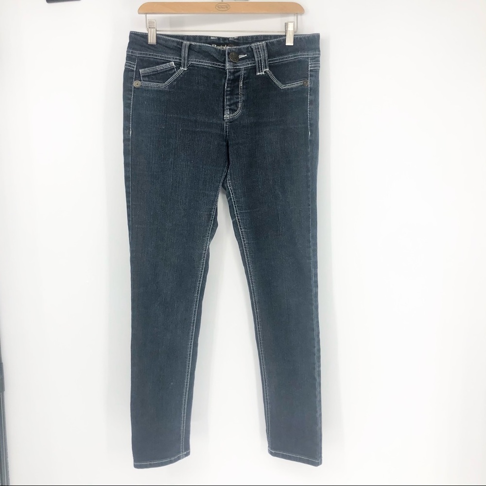 Rewind Size 11 Dark Wash Stretch Skinny Jeggings Jean Leggings No Bulk Or Zip